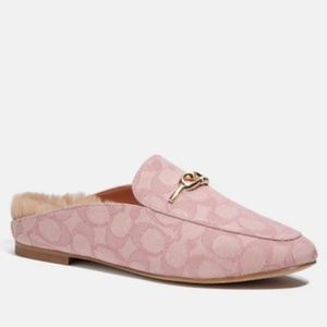 Coach Sienna Sherpa Slide pink